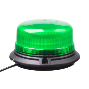 LED maják 12/24V - zelený / 36x LED / magnet (ø114 x 80mm)