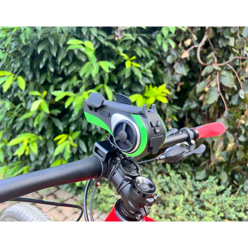 Montáž multifunkčného držiaka telefónu na bicykel so zvukovým systémom, BT, USB, SD, AUX