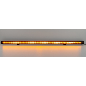 Gumové LED výstražné světlo 12V / 24V - 84x LED oranžové (740x25x22mm)