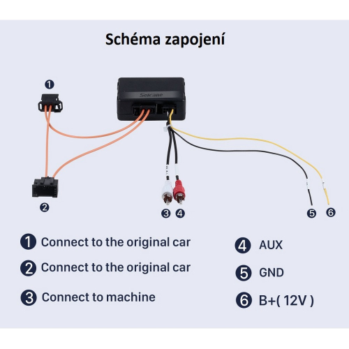 Adaptér pre aktívne reproduktory Audi A6/A8/Q7 s optikou