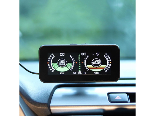 Zobrazení informací na 4,2" palubním displeji s vestavěným víceosým gyroskopem