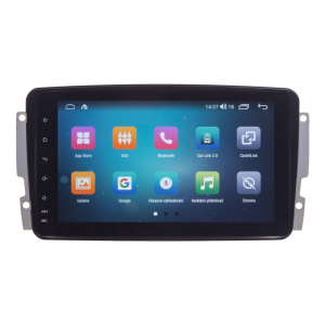 Funkcie multimediálneho autorádia Mercedes s 8" LCD, Android, WI-FI, GPS, CarPlay, Bluetooth, 4G, 2x USB