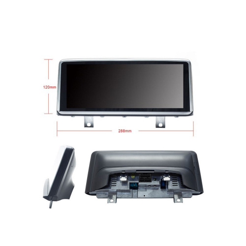 Rozmery multimediálneho monitora pre BMW F30/F31/F34/F32/F33/F36 s10,25" LCD, Android, WI-FI, GPS, Car