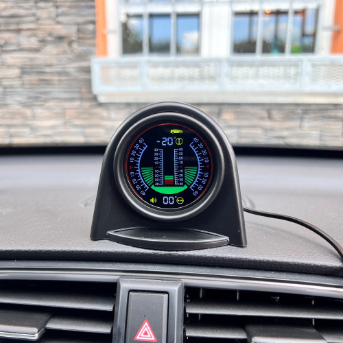 Palubný počítač 2" LCD so vstavaným viacosým gyroskopom