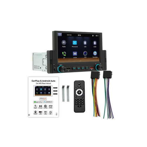Príslušenstvo 1DIN autorádia s 6,2" LCD/3x USB/Bluetooth/CarPlay/AndroidAuto/Mirrorlink
