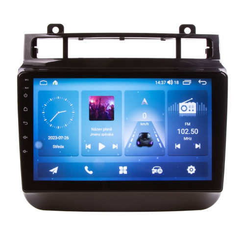 Multimediálne autorádio VW Touareg 2011-2017 s 9" LCD, Android, WI-FI, GPS, CarPlay, 4G, Bluetooth, 2x USB
