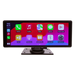 LCD monitor 10,26" - Apple CarPlay, Android auto, Bluetooth, WIFI, USB/micro SD, DVR + kamerový vstup