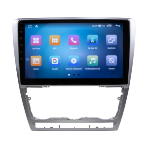 Ovládanie multimediálneho autorádia pre Škoda Octavia 2007-2014 s 10,1" LCD, Android, WI-FI, GPS, CarPlay, 4G, Bluetooth