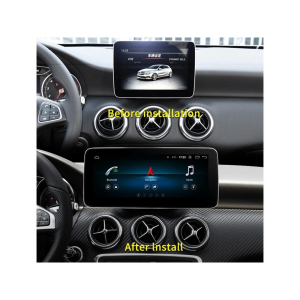 Použití multimediálního monitoru pro Mercedes A, GLA, CLA s 10,25" LCD, Android 11.0, WI-FI, GPS, Carplay, Bluetooth, USB