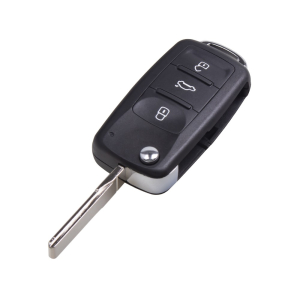 Náhradní 3-tlačítkový klíč pro Škoda, VW, Seat, 3tl., 434MHz, 5K0 837 202 BH, 5K0 837 202 DH