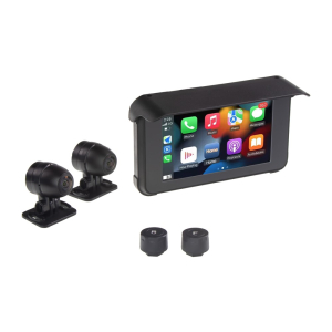 Monitor na motocykl 5" - DVR kamery / Apple CarPlay / Android auto / Bluetooth / USB / micro SD / TPMS
