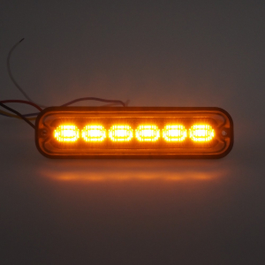 Svietivosť 24W oranžového LED predátora 12-24V,ECER65