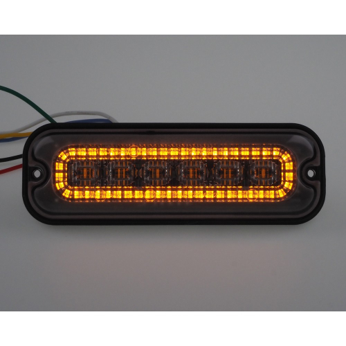 Obrysové oranžové LED světlo oranžového LED predátora 12-24V, ECE R65,Class2