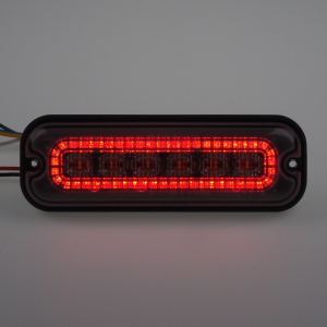 Obrysové červené LED světlo oranžového LED predátora 12-24V, ECE R65,Class2