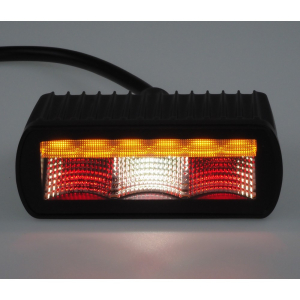 LED svetlo zadné združené + oranžové vystražné svetlo, ECE R65