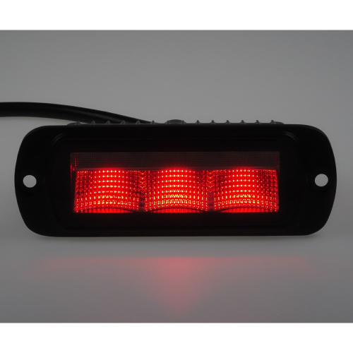 Brzdové svetlo združeného LED svetla s oranžovým predátorom 10-30V,ECER (124x47mm)