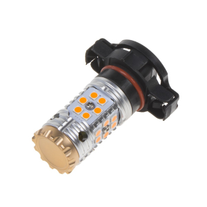 LED autožárovka PSY24W - oranžová 12-24V / 24x LED 3030SMD / CANBUS (1ks)