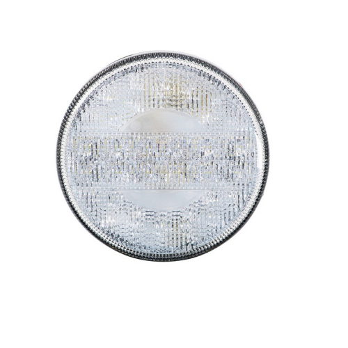 Okrúhle zadné cúvacie LED svetla 12-24V, ECE, ø122mm