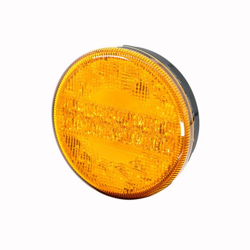Použití kulatého zadního směrového LED světla 12-24V, ECE, ø122mm