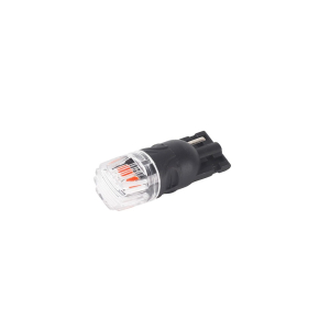LED žárovka do auta 12V / T10 - červená 4x LED 2835SMD / CANBUS (2ks)