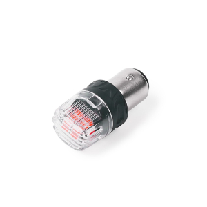 LED autožárovky BAY15d / 12V - červené dvojité vlákno 16x LED 2835SMD / CANBUS (2ks)