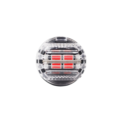 Použití červených BAY15D LED autožárovek 12V, 16LED 2835SMD