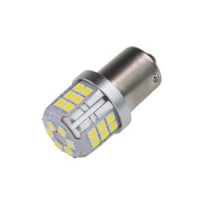 LED žárovka 12V s paticí BA15S bílá, 30LED/2835SMD