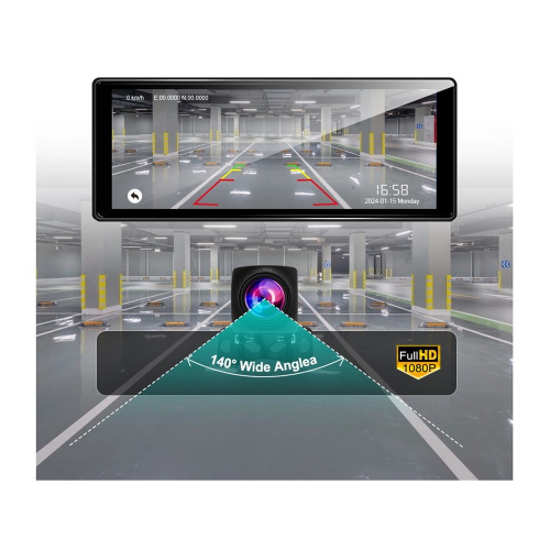 Parkovacie trajektórie s 10,26"  LCD, s OS  Android, Apple CarPlay, Android auto, Bluetooth, micro SD, GPS, parkovacia kamera