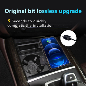 Montáž Qi bezdrátové nabíječky telefonů pro BMW X5, X6 od 2012