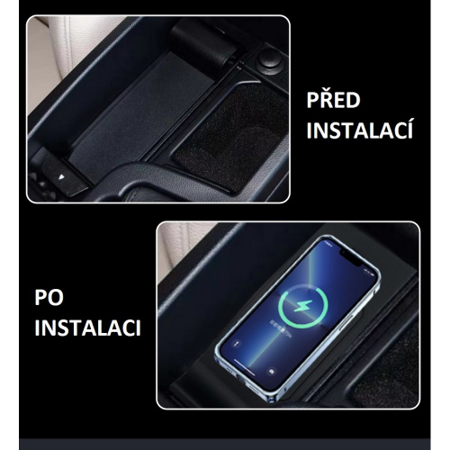 Montáž bezdrátové Qi nabíječky pro BMW 3 (E90/E92/E93)