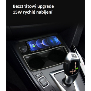 Použití bezdrátové Qi nabíječky pro BMW 3 (F30/F31/F35)