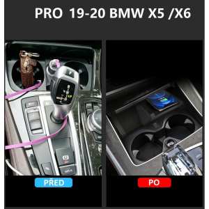 Montáž bezdrátové Qi nabíječky pro BMW X5, X6 (G05/G06)