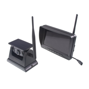 AHD bezdrátový digitální kamerový systém - 7" monitor / AKU solární kamera / DVR kamera