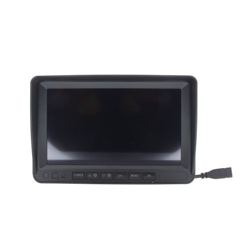 7" LCD monitor digitálního kamerového systému do auta s baterií solární kamerou