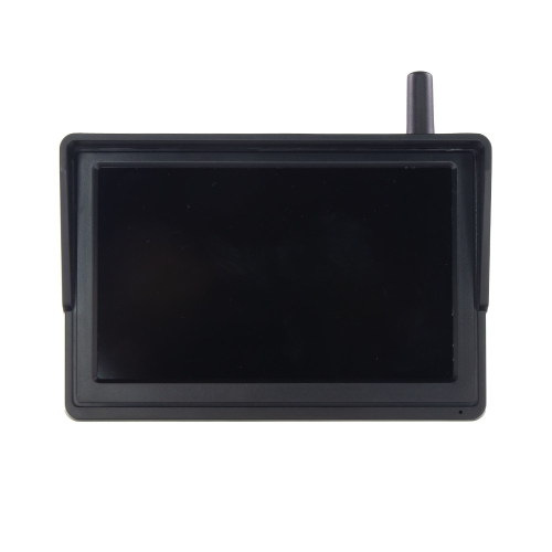 5" LCD monitor bezdrôtového kamerového systému so solárnou kamerou a s dvoma senzormi v ŠPZ