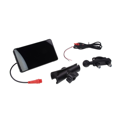 Příslušenství motocyklového 5" LCD monitoru s Apple CarPlay, Android auto, Bluetooth, micro SD