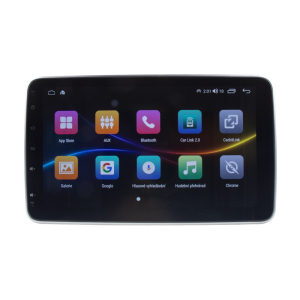 Použití multimediálního 1DIN autorádia s 10" LCD, OS Android, WI-FI, GPS, CarPlay, Bluetooth, 2x USB, 4G