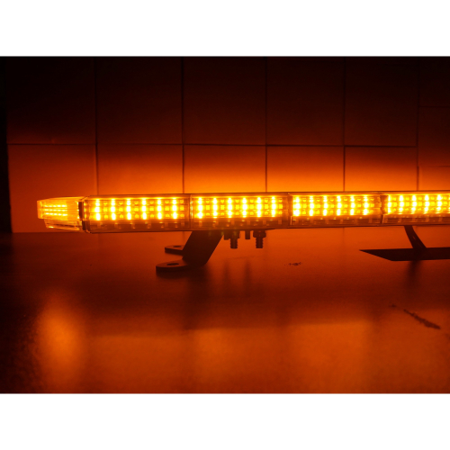 Montáž bielo-oranžovej LED rampy 10-30V, ECE R65,440mm