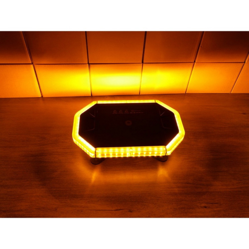 Použitie bielo-oranžovej magnetickej LED rampy 10-30V, ECE R65,280mm