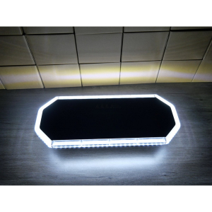 Bielo oranžová LED magnetická rampa 10-30V, ECE R65,440mm