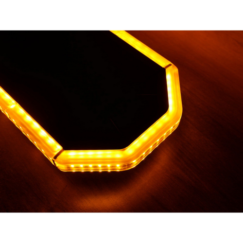 Uchytenie bielo-oranžovej magnetickej LED rampy 10-30V, ECE R65,440mm