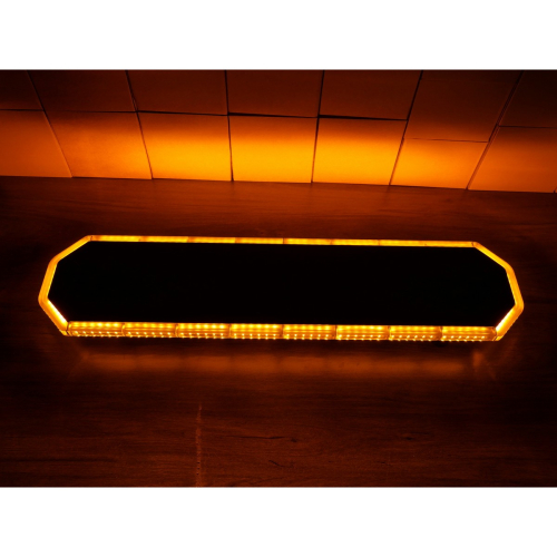 Oranžové svetlo bielo-oranžovej LED rampy 10-30V, ECE R65, 760mm