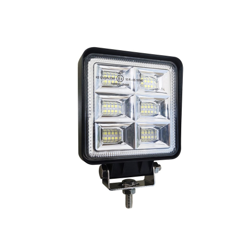 LED svetlo hranaté, 48x1W, 110x128x35mm, ECE R10/R148