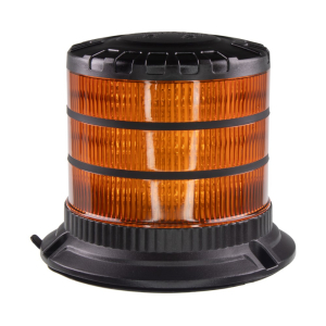 Oranžový magnetický LED maják 12/24V - 24x LED / ECE R65 / HEAVY-DUTY (135x128mm)