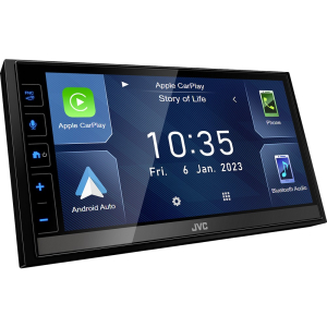 Autorádio JVC KW-M785DBW - 6,8" LCD / USB / AV / Bluetooth / Apple CarPlay / Android Auto / DAB