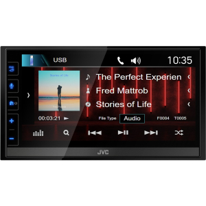 Funkce multimediálního autorádia JVC KW-M785DBW s 6,8" LCD / USB / AV / Bluetooth / Apple CarPlay / Android Auto / DAB