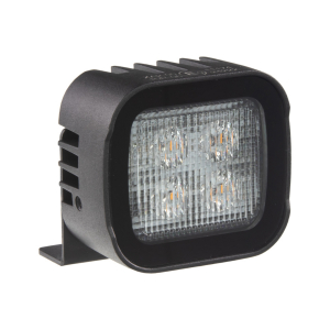 Oranžový LED predátor 12V / 24V - 4x 3W LED / ECE R65 s L držiakom (59,6x61,1x32,3mm)