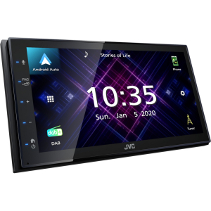 Autorádio JVC KW-M565DBT - 6,8" displej / Apple CarPlay / Android Auto / DAB / USB / AUX / Bluetooth