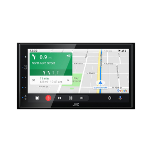 Navigace multimediálního 2-DIN autorádia JVC KW-M565DBT s 6,8" displejem, USB, AUX, Bluetooth, Apple CarPlay, Android Auto