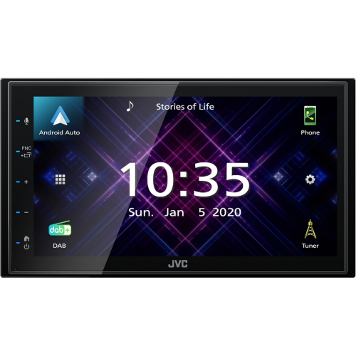 JVC KW-M565DBT 2DIN DAB+ / FM autorádio/6,8" displej/USB/AUX/Bluetooth/Apple CarPlay / Android Auto